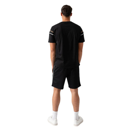 Black - Back - Boss Mens Cotton Jersey T-Shirt
