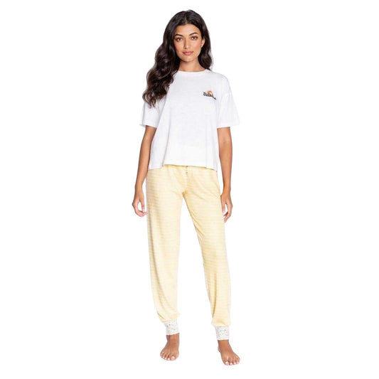 Off White - Front - PJ Salvage Womens-Ladies Basics Graphic Print Modal T-Shirt