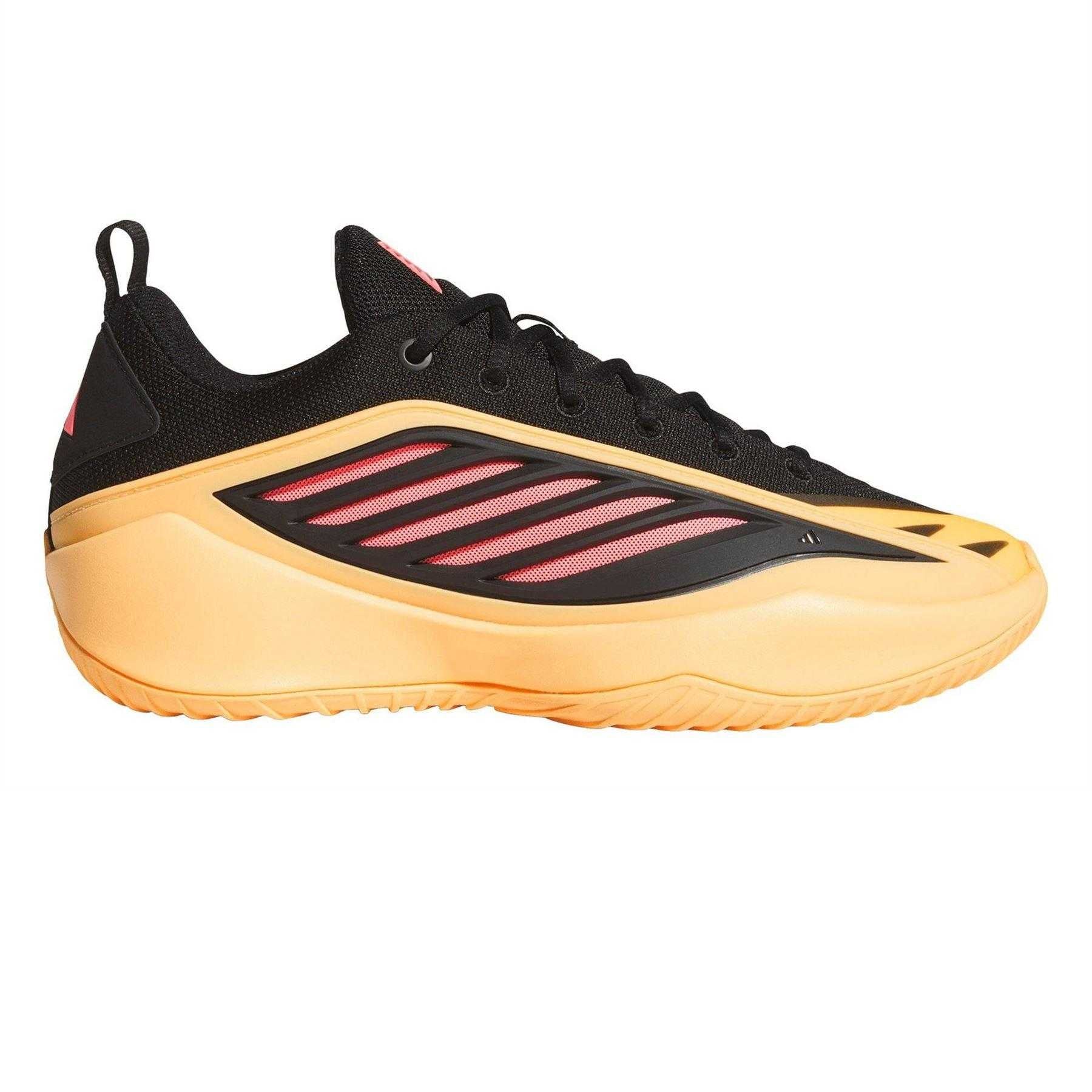 Black - Side - Adidas Mens Basketball Trainers