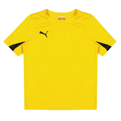 Yellow - Front - Puma Childrens-Kids Team Short-Sleeved Training T-Shirt