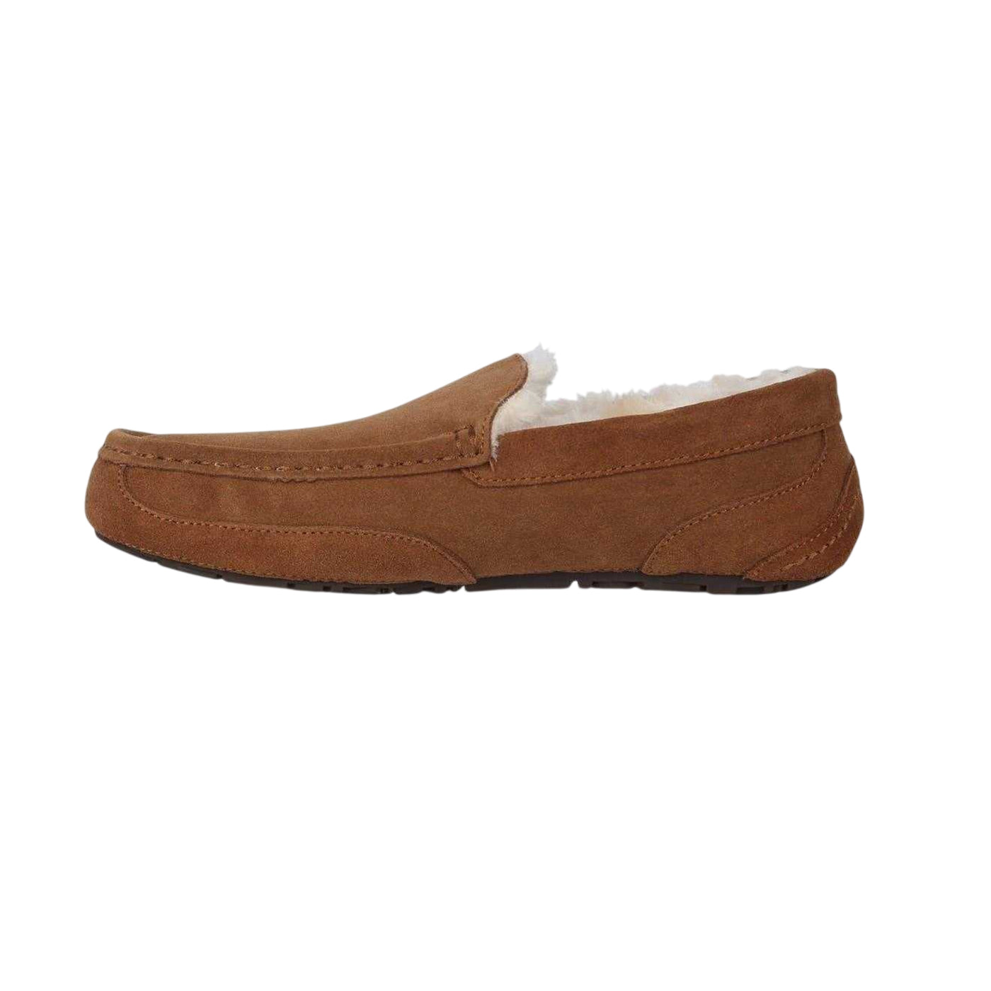 Tan - Pack Shot - Jack Wills Mens Suede Moccasin Slippers