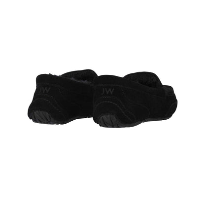 Black - Back - Jack Wills Mens Suede Moccasin Slippers