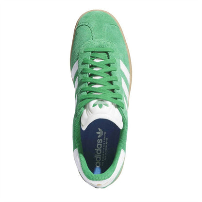 Green - Pack Shot - Adidas Mens Gazelle Suede Skateboarding Trainers