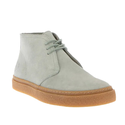 Light Blue - Front - Fred Perry Mens Hawley Suede Trainers