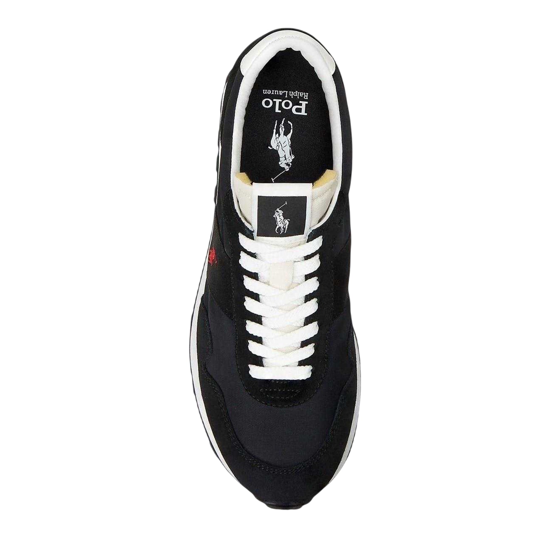 Black - Lifestyle - Ralph Lauren Mens Trail 125 Leather Trainers