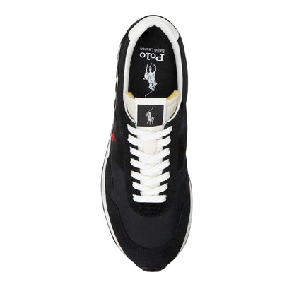 Black - Lifestyle - Ralph Lauren Mens Trail 125 Leather Trainers