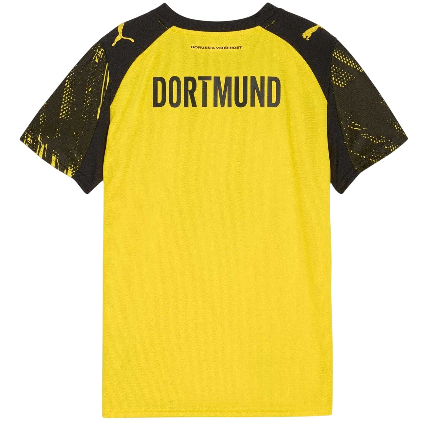 Yellow-Black - Back - Borussia Dortmund Childrens-Kids 25-26 Puma Home Shirt