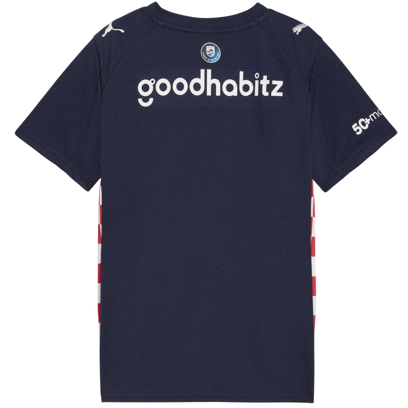 Navy-White - Back - PSV Eindhoven Childrens-Kids 25-26 Puma Away Shirt
