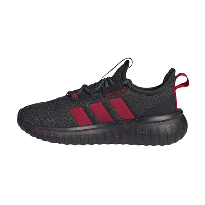Black-Red - Side - Adidas Childrens-Kids Kaptir 4.0 Trainers