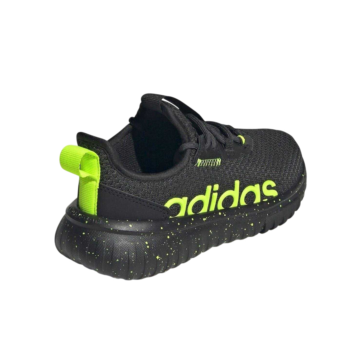 Black-Lemon - Back - Adidas Childrens-Kids Kaptir 4.0 Trainers
