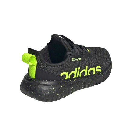 Black-Lemon - Back - Adidas Childrens-Kids Kaptir 4.0 Trainers