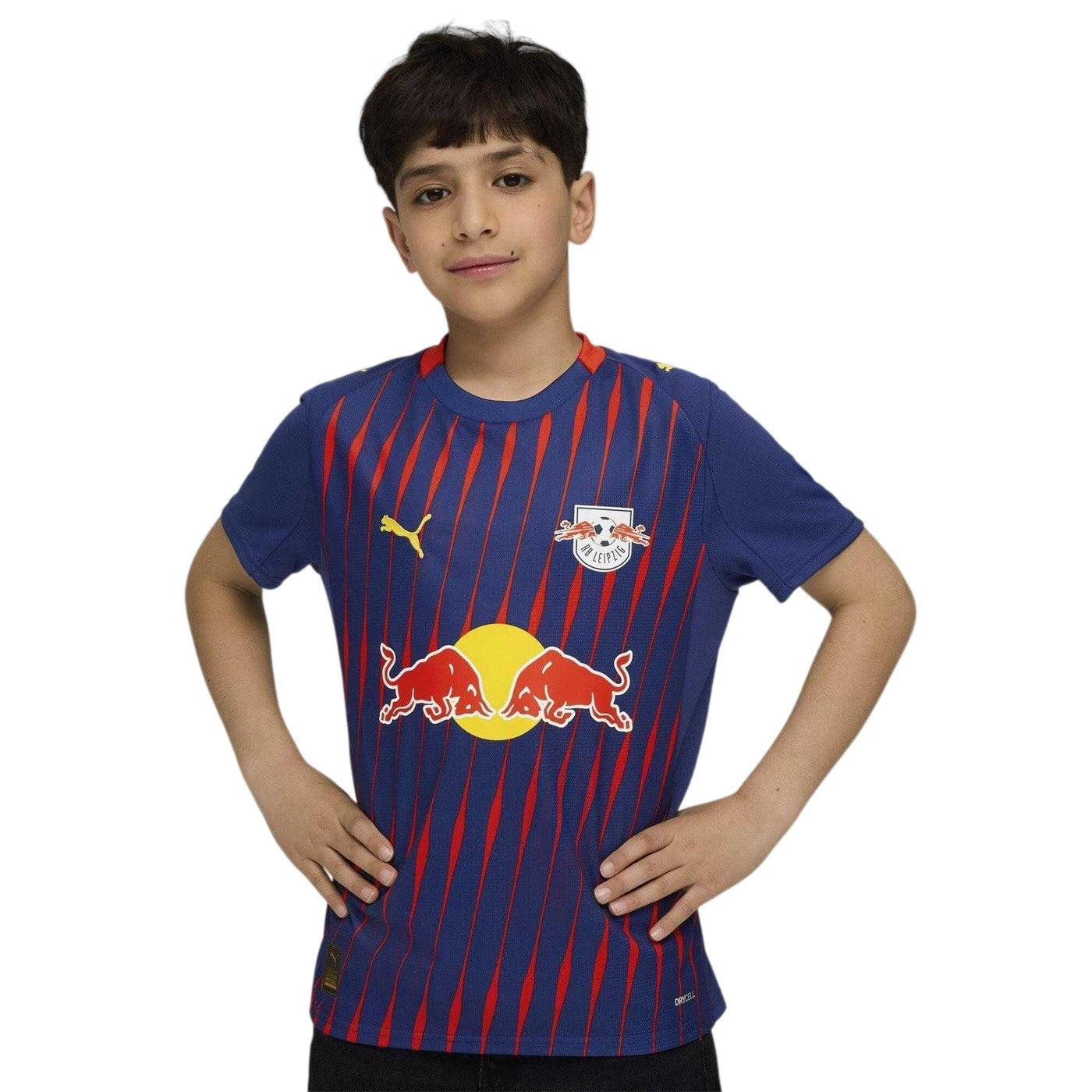 Red-Blue - Lifestyle - RB Leipzig Childrens-Kids 25-26 Puma Football Shirt