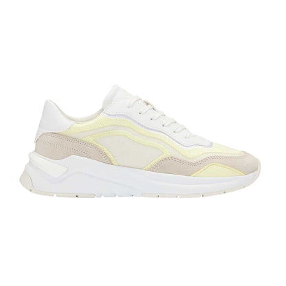 White - Side - Boss Womens-Ladies Skylar Chunky Flat Trainers