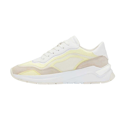 White - Lifestyle - Boss Womens-Ladies Skylar Chunky Flat Trainers