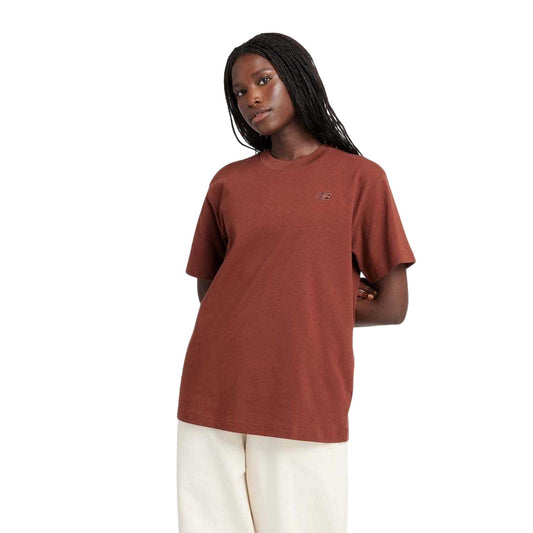 Brown - Front - New Balance Womens-Ladies T-Shirt