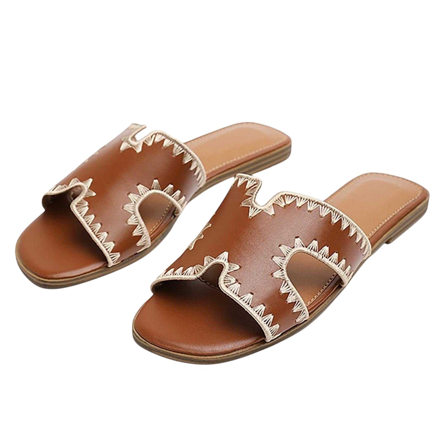 Tan - Back - Where´s That From Womens-Ladies Frankii Slides