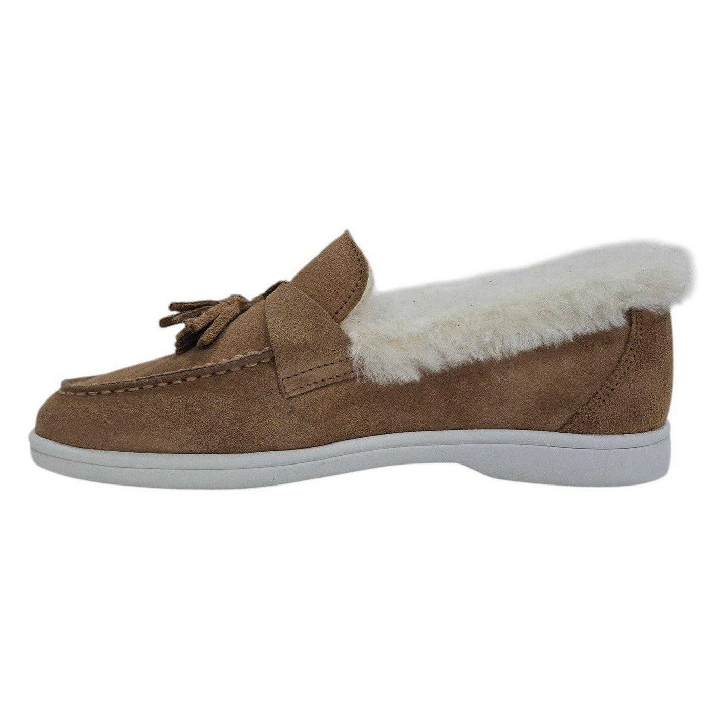 Cognac - Lifestyle - Firetrap Womens-Ladies Loro Suede Flat Boat Shoes