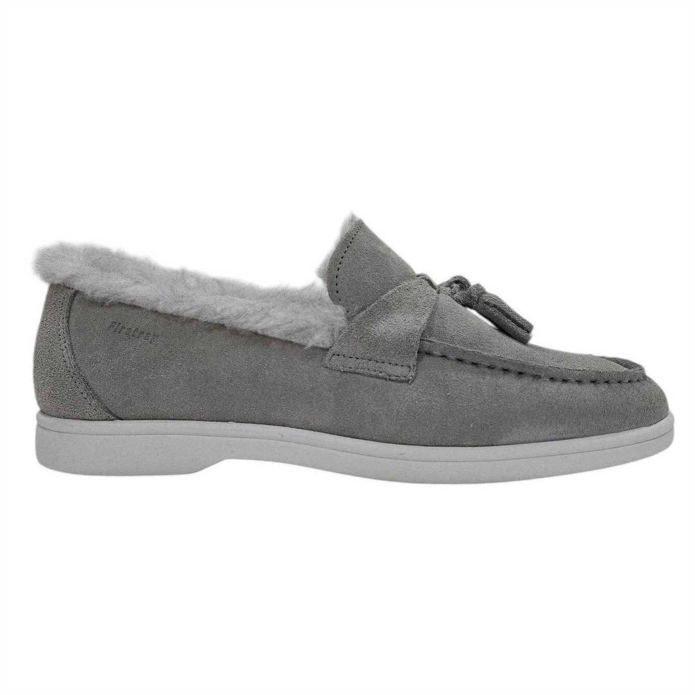 Light Grey - Side - Firetrap Womens-Ladies Loro Suede Flat Boat Shoes