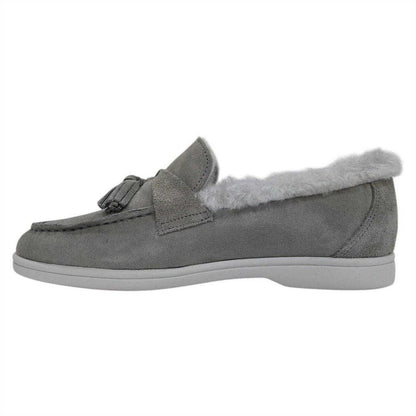 Light Grey - Lifestyle - Firetrap Womens-Ladies Loro Suede Flat Boat Shoes