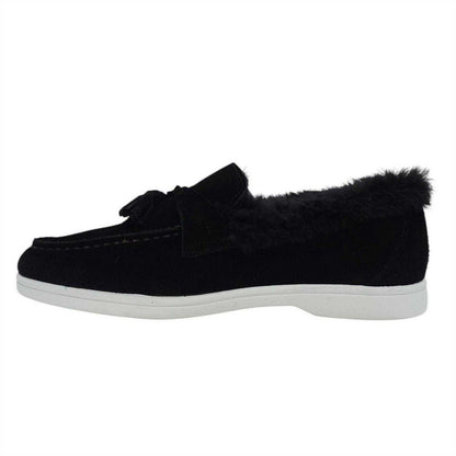 Black - Lifestyle - Firetrap Womens-Ladies Loro Suede Flat Boat Shoes