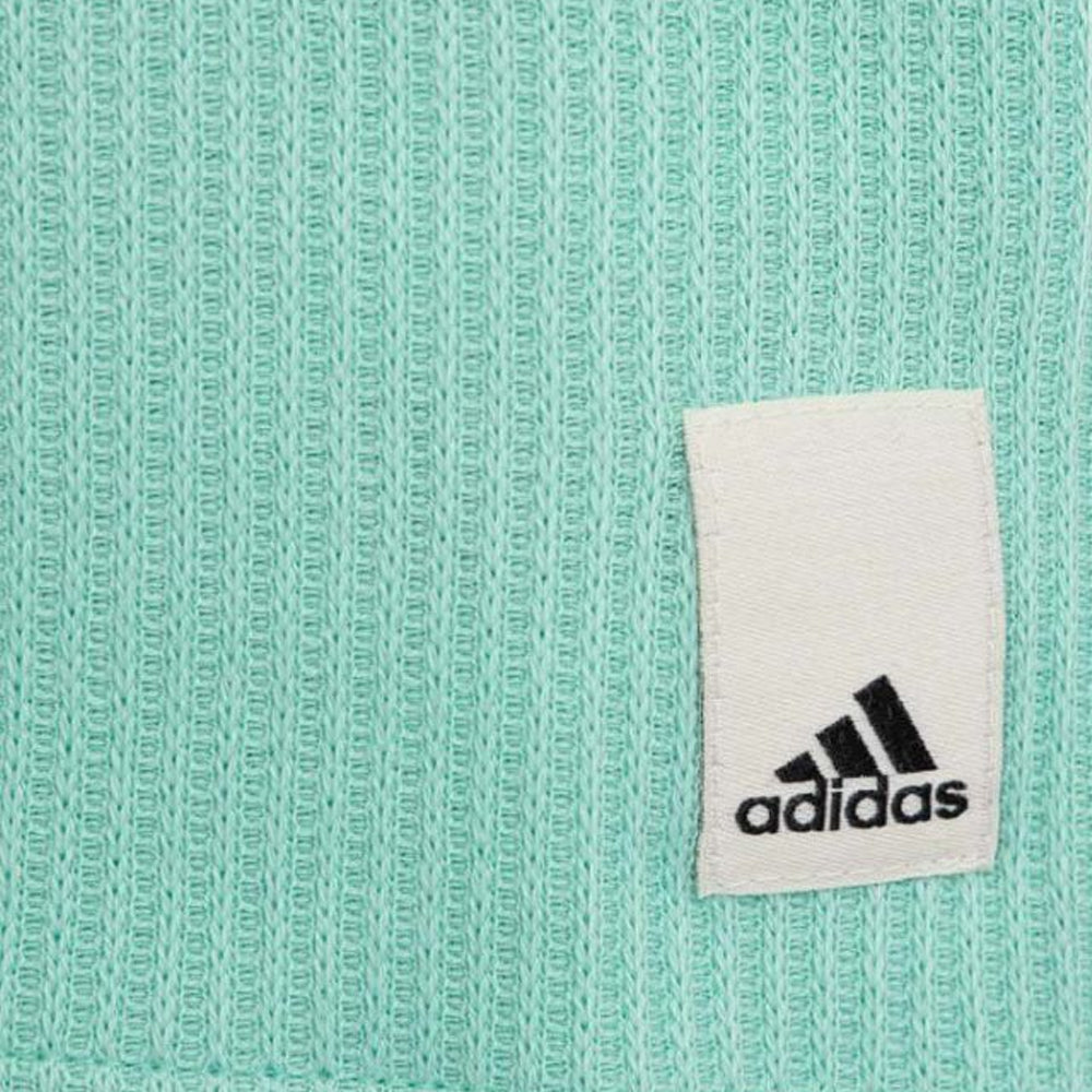 Mint - Side - Adidas Childrens-Kids Lounge Waffle T-Shirt