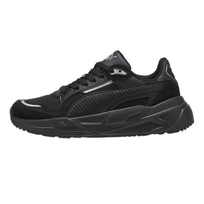 Black - Side - Puma Childrens-Kids Trinity Trainers