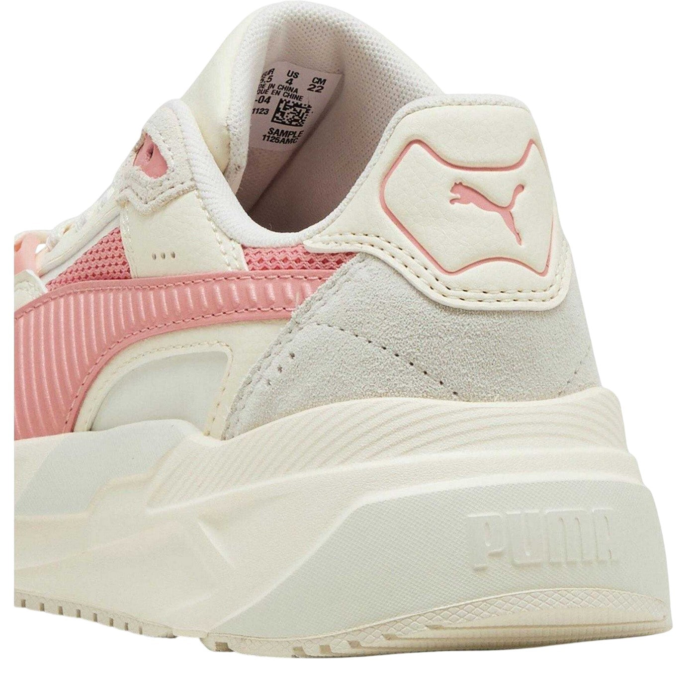 White-Pink-Grey - Lifestyle - Puma Childrens-Kids Trinity Trainers
