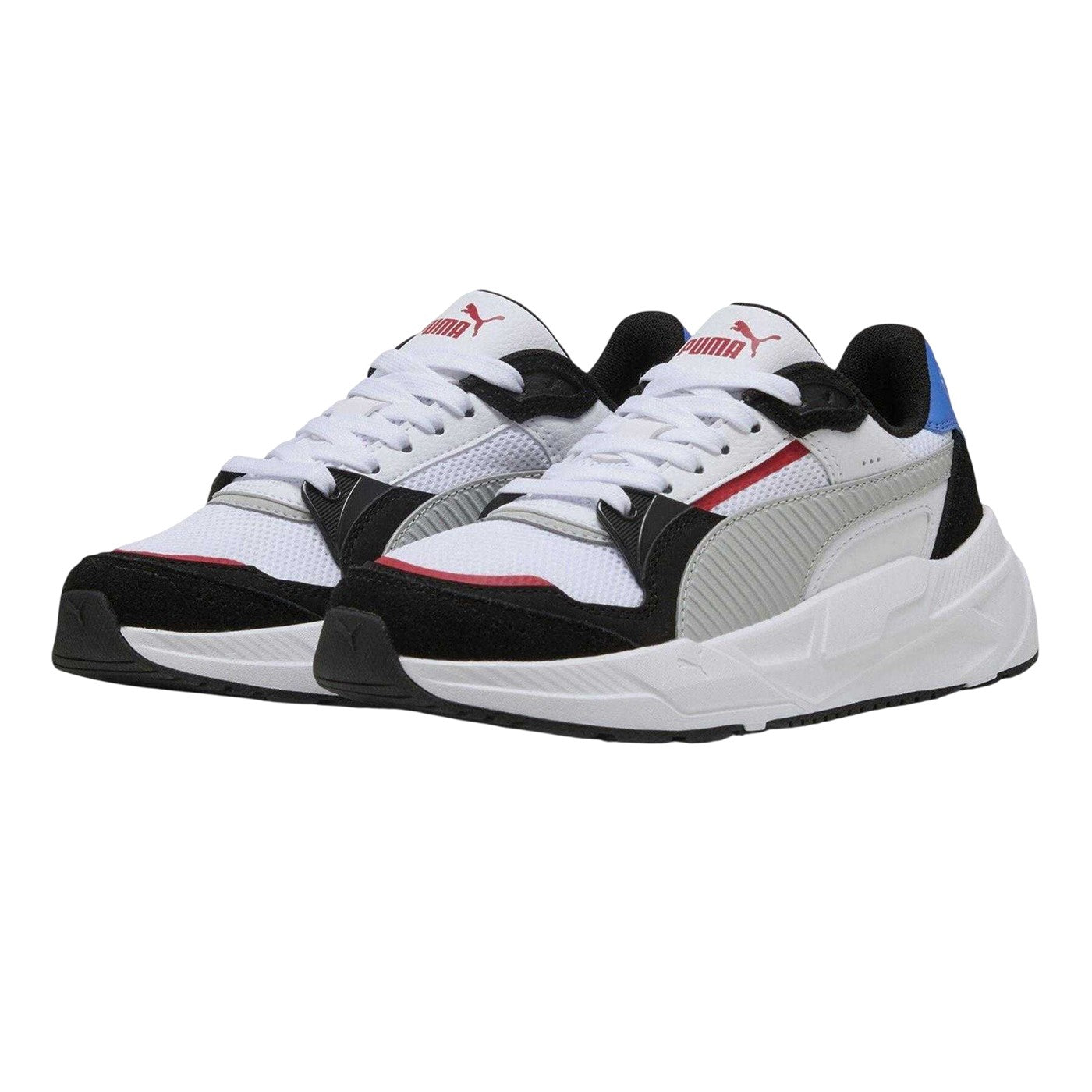 White-Grey - Front - Puma Childrens-Kids Trinity Trainers