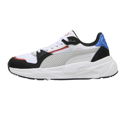 White-Grey - Side - Puma Childrens-Kids Trinity Trainers