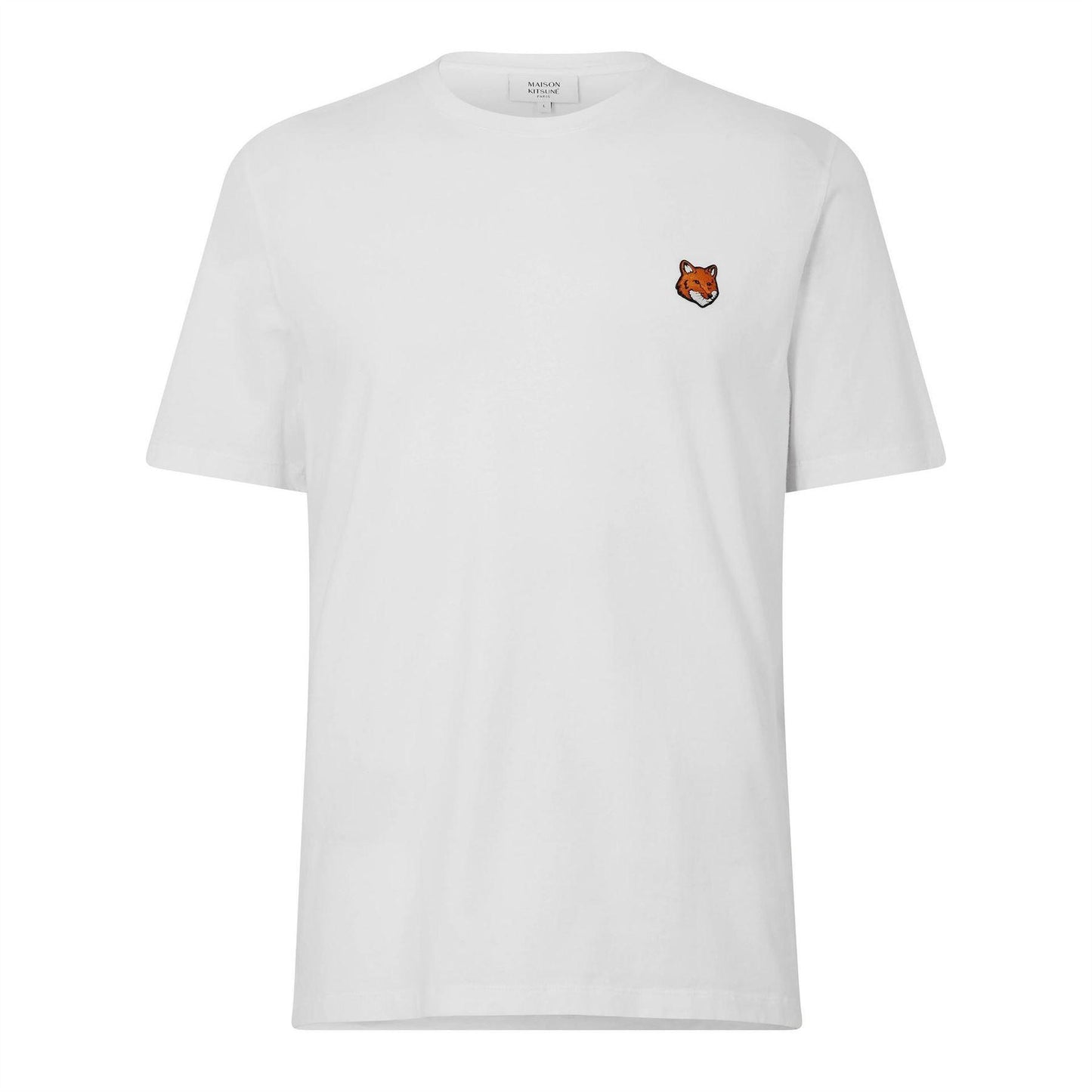 White - Front - Maison Kitsuné Mens T-Shirt