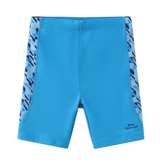 Blue-White - Front - Slazenger Boys Jammer Shorts