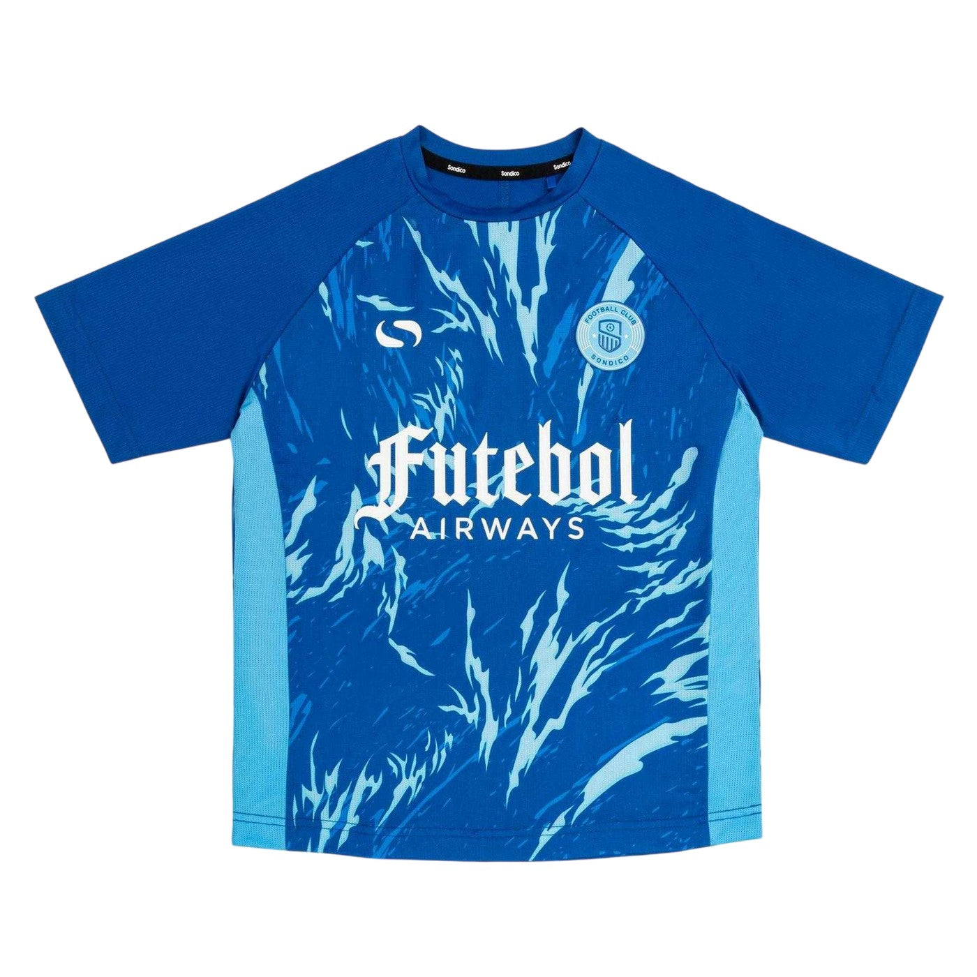 Blue - Front - Sondico Childrens-Kids Football Jersey