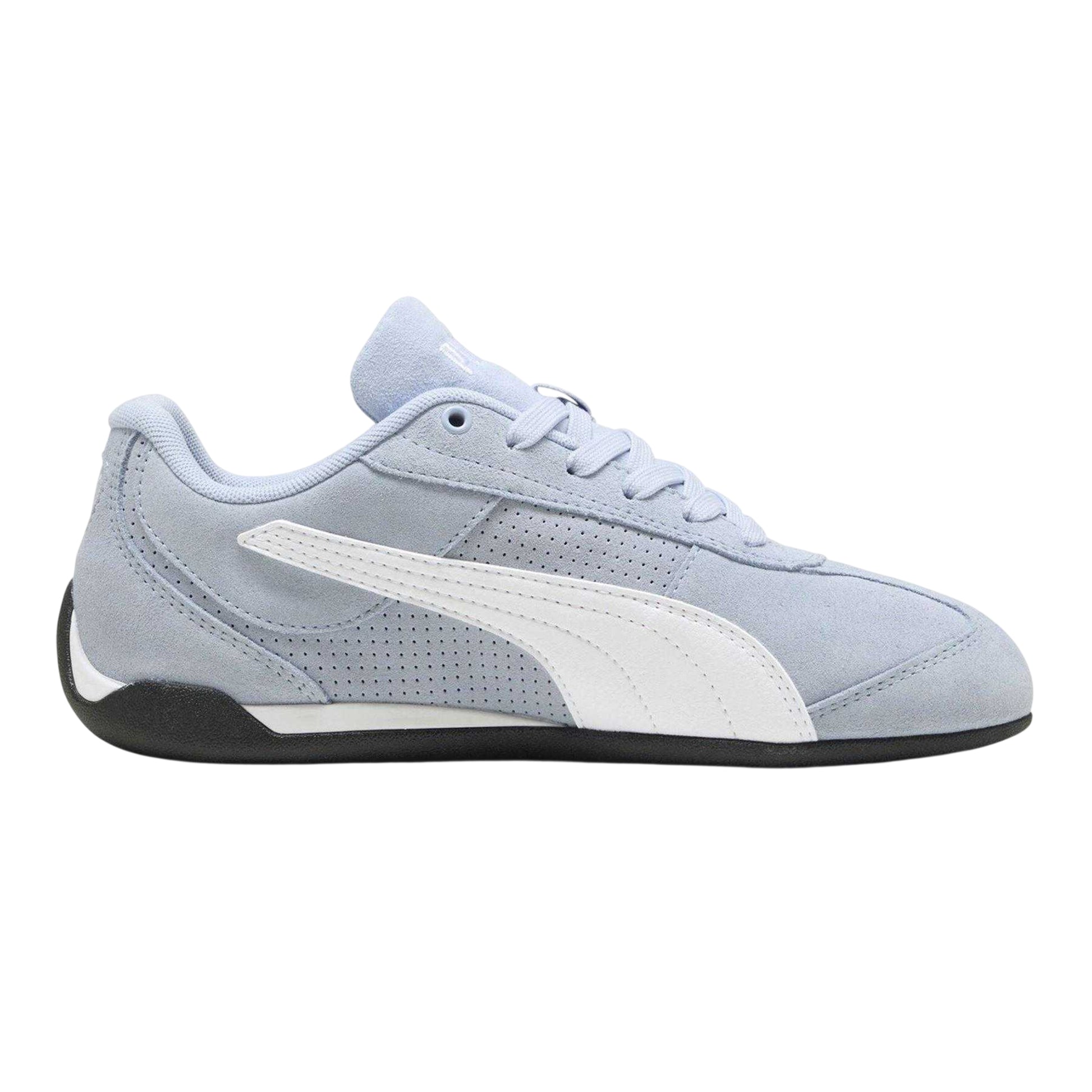 Blue-White - Lifestyle - Puma Womens-Ladies Replicatch Suede Trainers