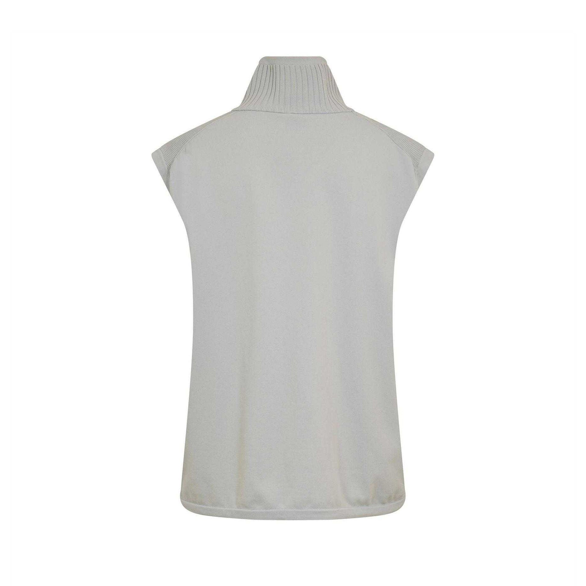 Pastel Grey - Back - Boss Mens Vayner Front Pocket Gilet