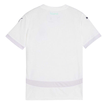 White-Navy - Back - Iceland Childrens-Kids 2025 Puma Football Shirt