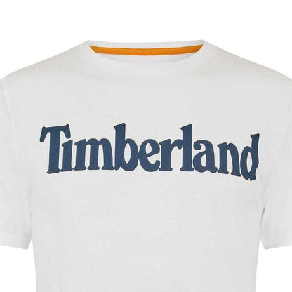 White - Back - Timberland Mens Kennebec River Cotton T-Shirt