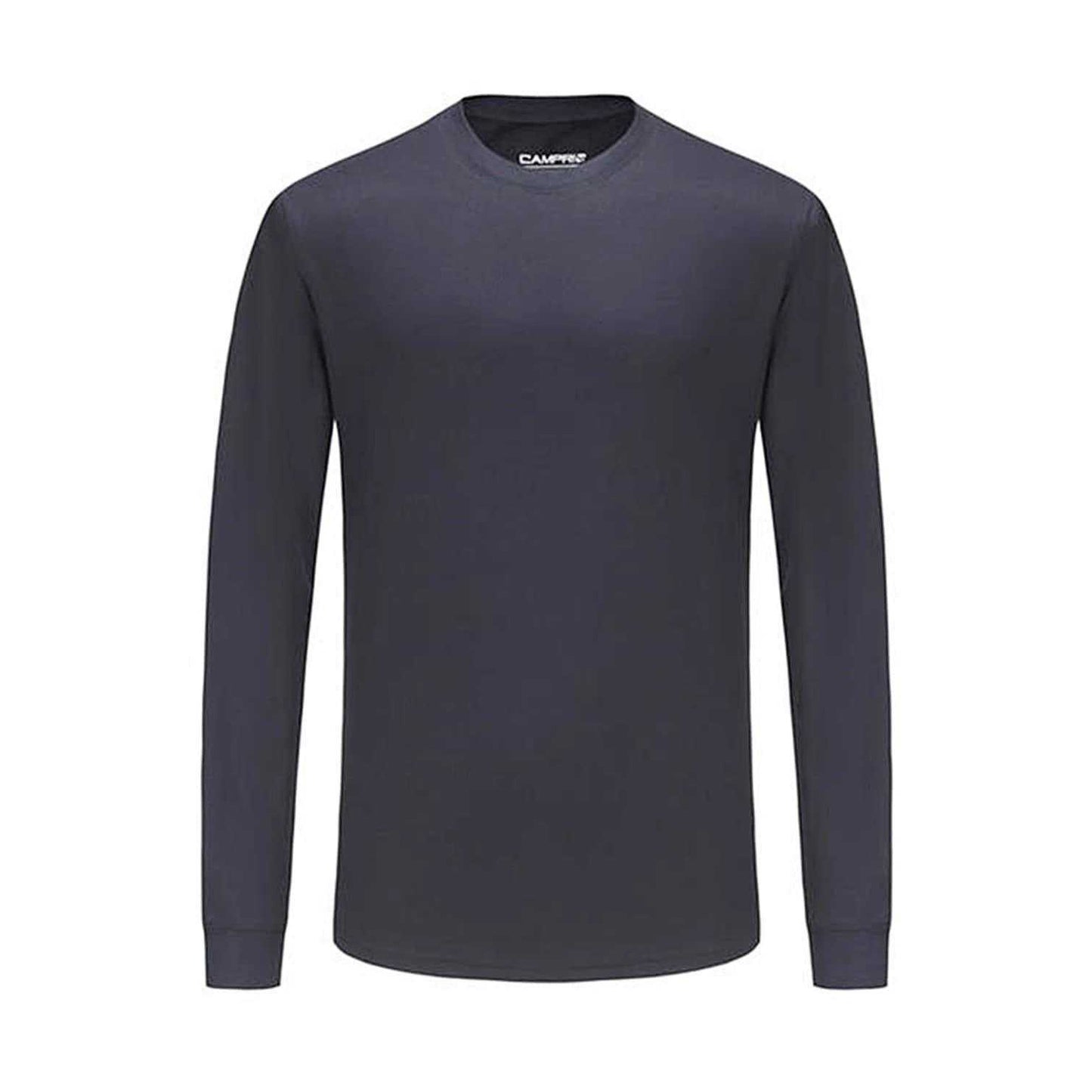 Navy - Front - Campri Childrens-Kids Thermal Base Layer Top