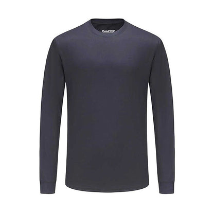 Navy - Front - Campri Childrens-Kids Thermal Base Layer Top