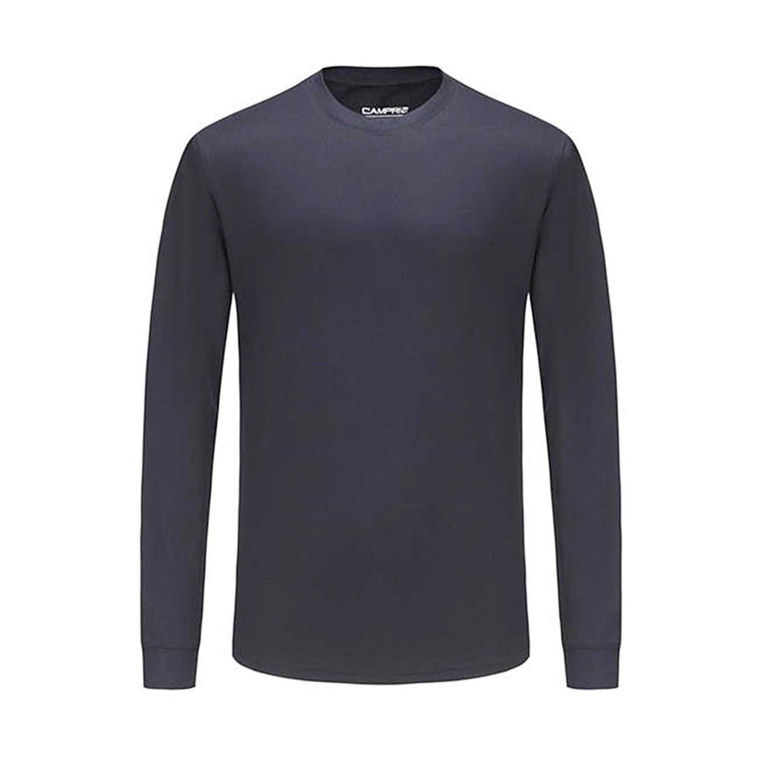 Navy - Front - Campri Childrens-Kids Thermal Base Layer Top