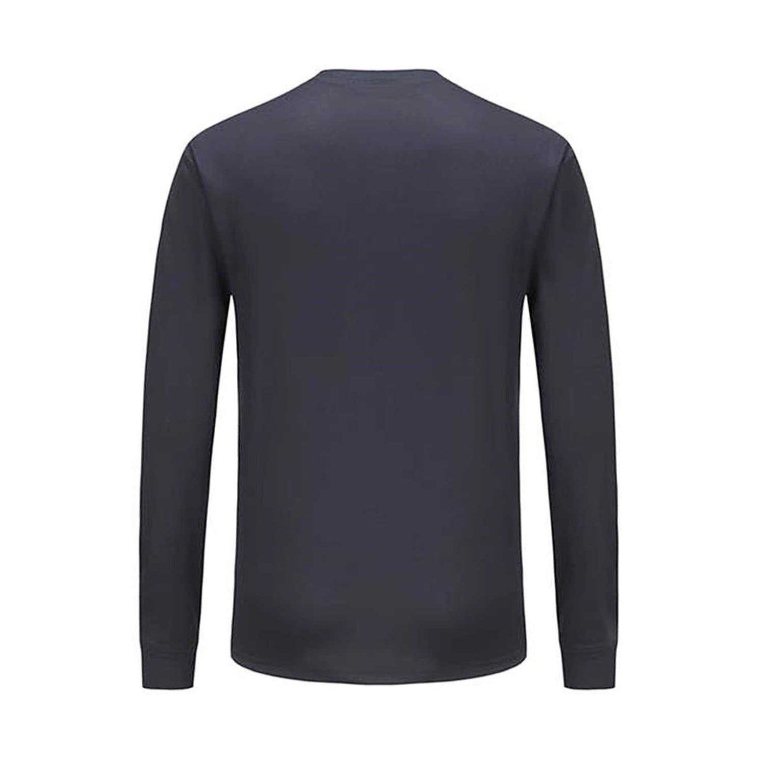Navy - Back - Campri Childrens-Kids Thermal Base Layer Top
