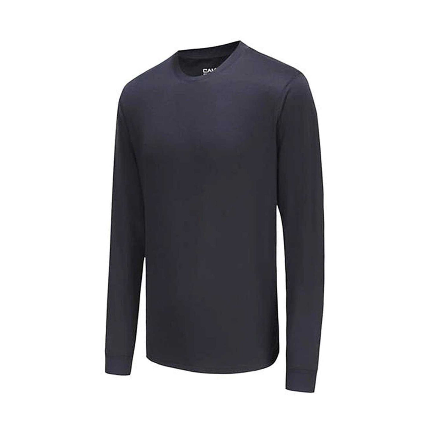Navy - Side - Campri Childrens-Kids Thermal Base Layer Top