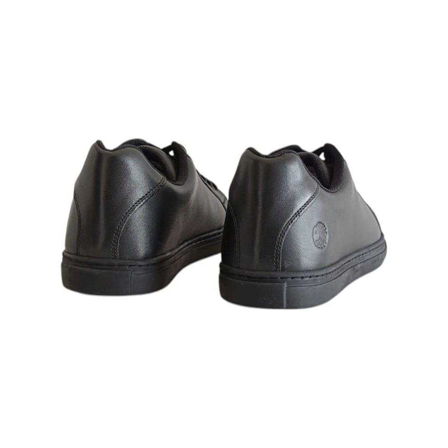 Black - Back - Pretty Green Mens Latham Leather Shoes