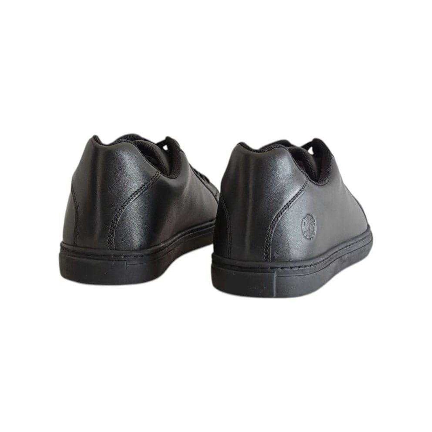 Black - Back - Pretty Green Mens Latham Leather Shoes