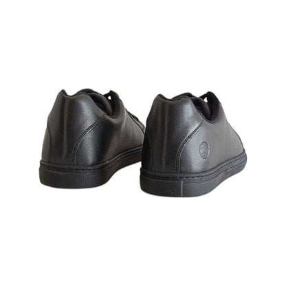 Black - Back - Pretty Green Mens Latham Leather Shoes