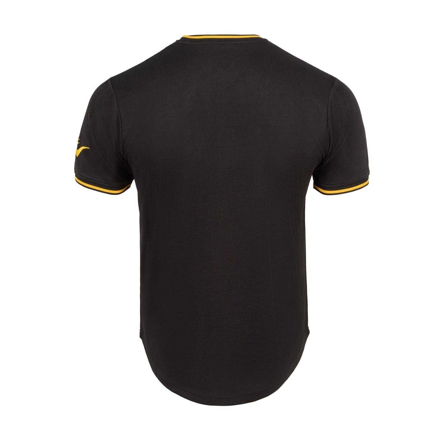 Black - Back - Everlast Mens American Football Jersey