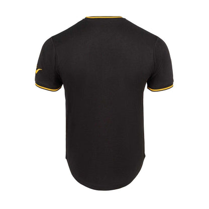 Black - Back - Everlast Mens American Football Jersey