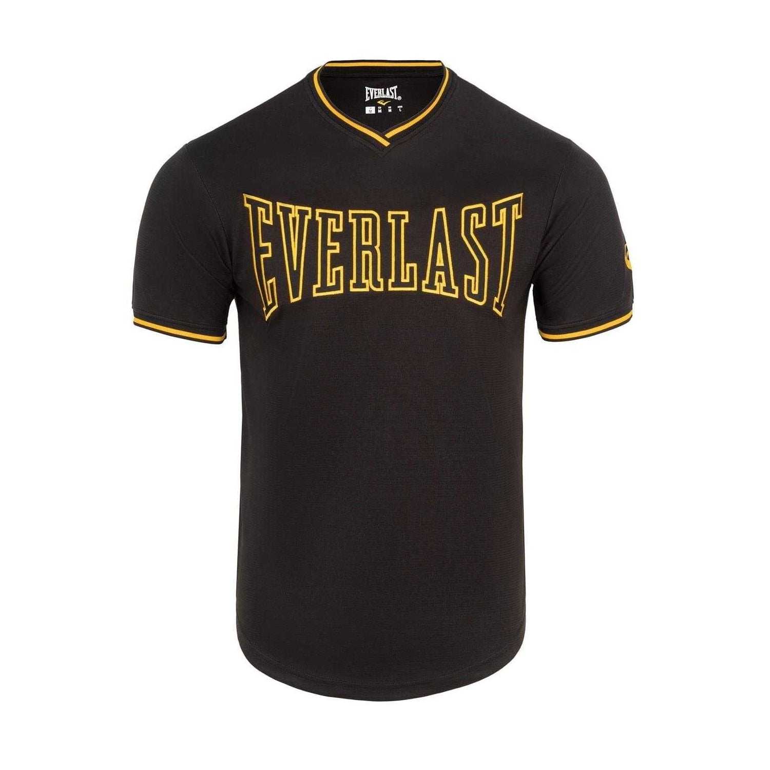 Black - Front - Everlast Mens American Football Jersey