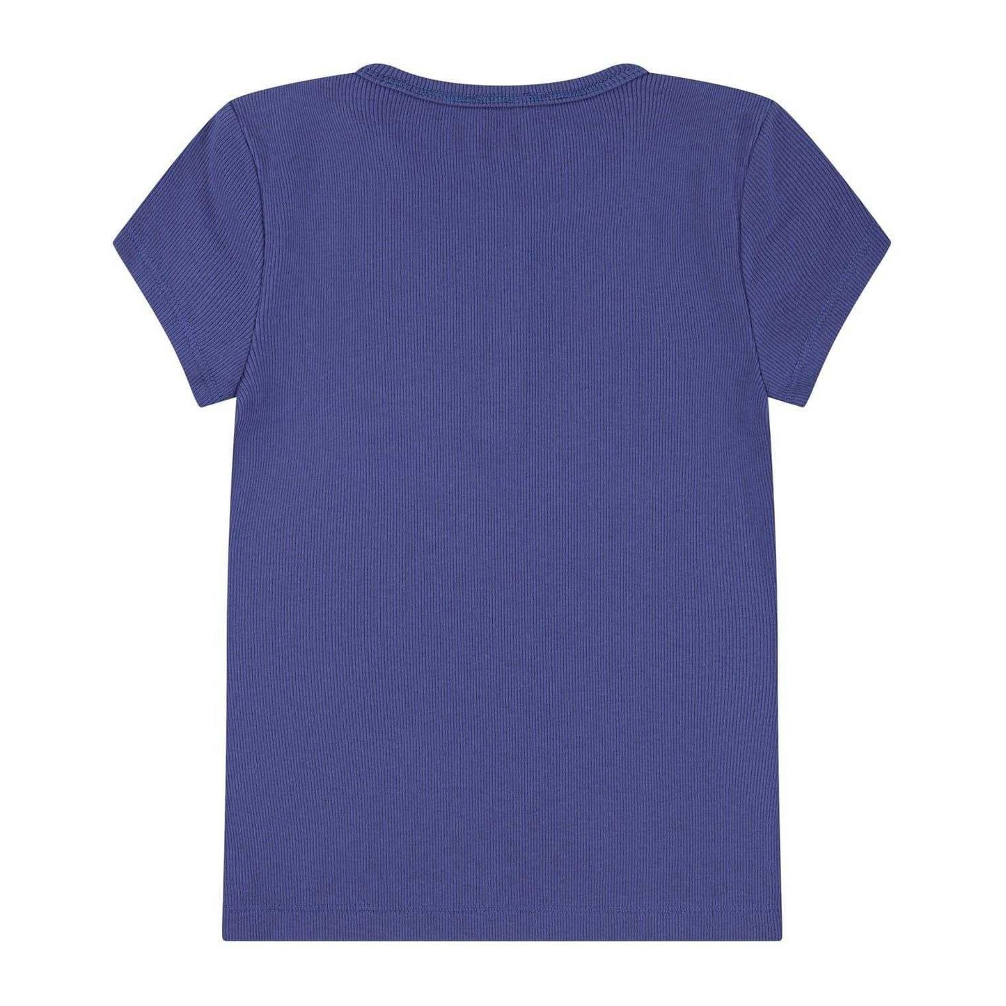 Blue - Back - Abercrombie & Fitch Childrens-Kids Rib Knit T-Shirt