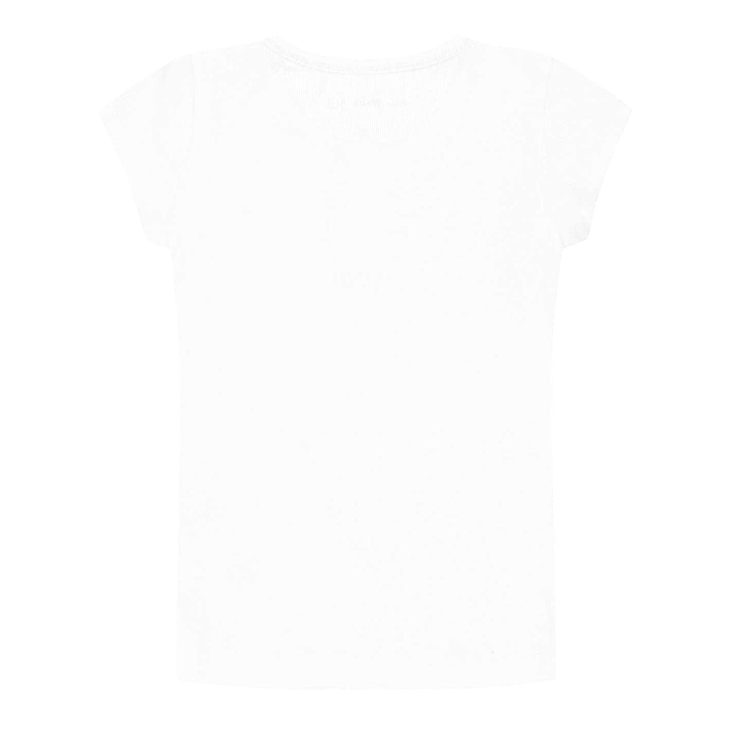White - Back - Abercrombie & Fitch Childrens-Kids Rib Knit T-Shirt