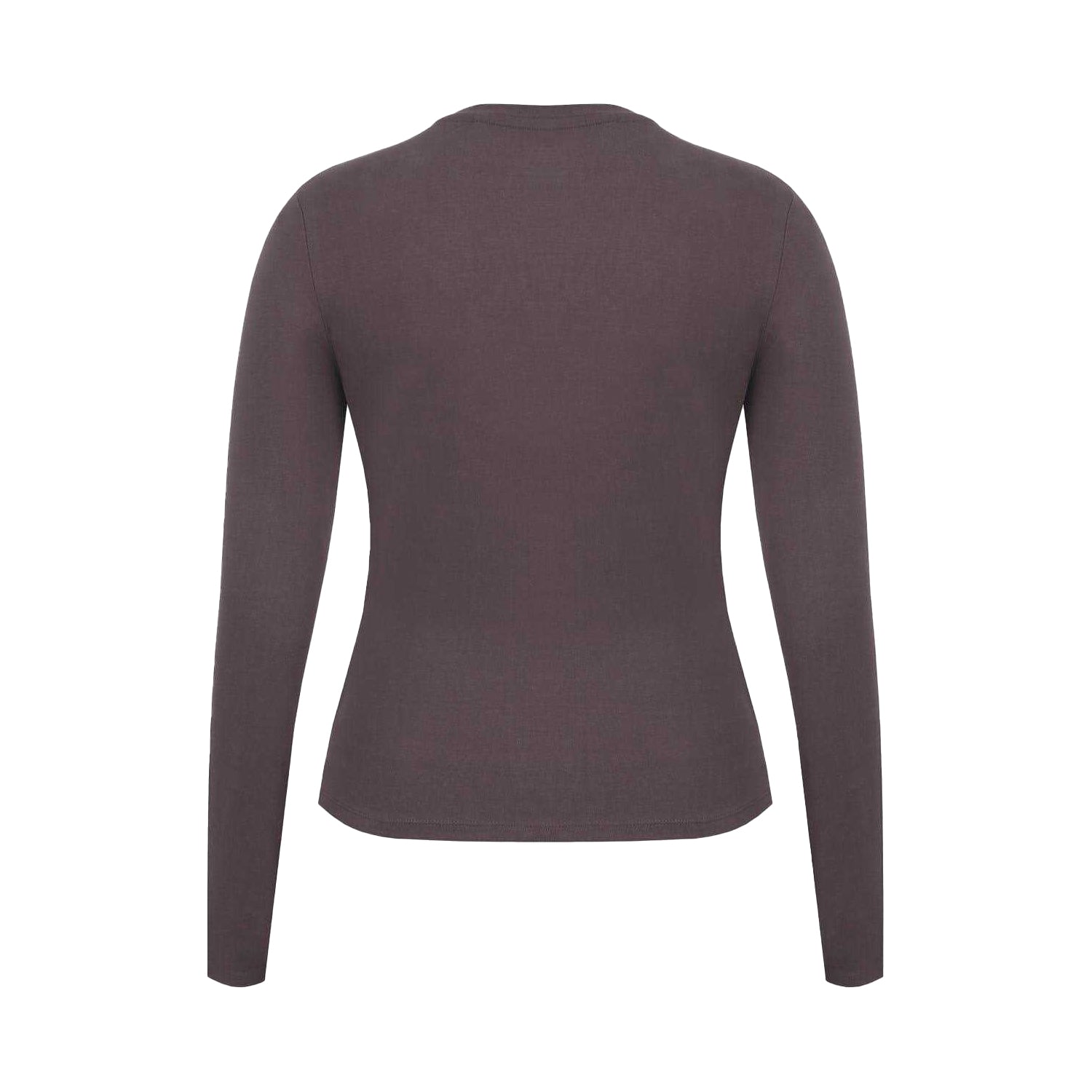 Chocolate - Back - Slazenger Womens-Ladies Slim Long-Sleeved T-Shirt